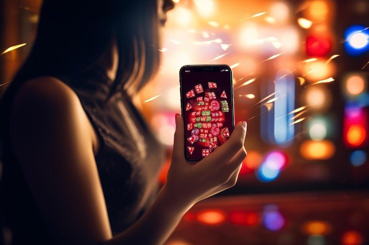Ilustrasi responsible gaming dan kontrol aplikasi pada pengguna dewasa yang terverifikasi